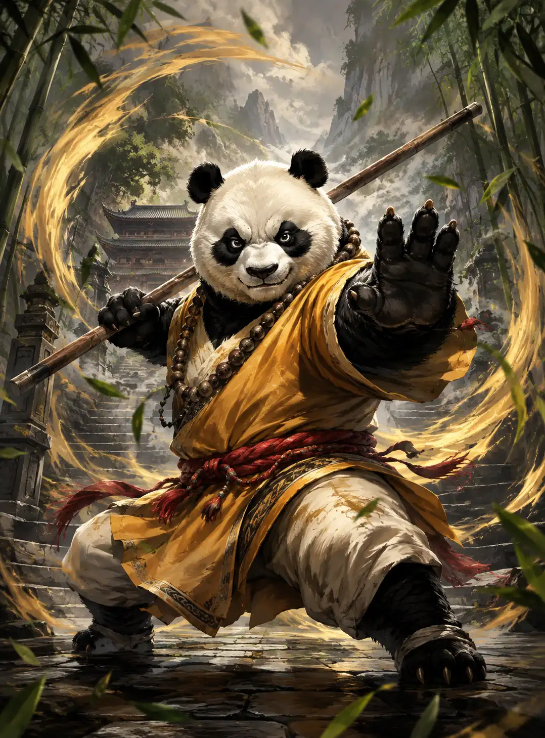 Jeu de casino Betify : Shaolin Panda Chaos Reels